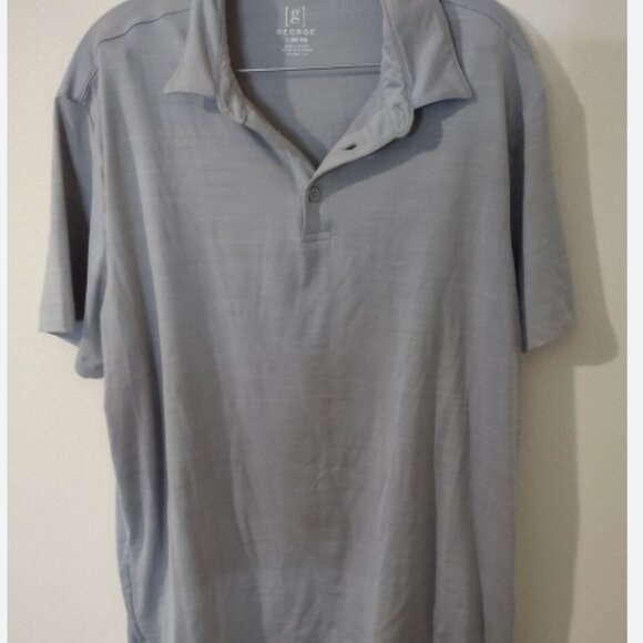 Men’s George Gray Polo Shirt – Size Small - Picture 1 of 3